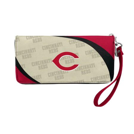 LITTLE EARTH MLB Curve Zip Organizer Wallet - Cincinnati Reds 600902-CRED